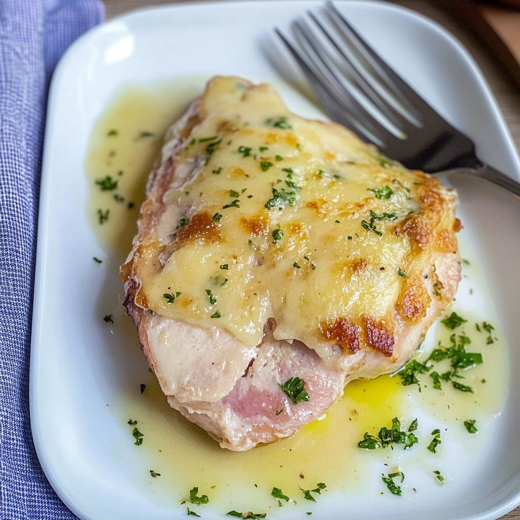 Recipe preparation for Chicken Cordon Bleu