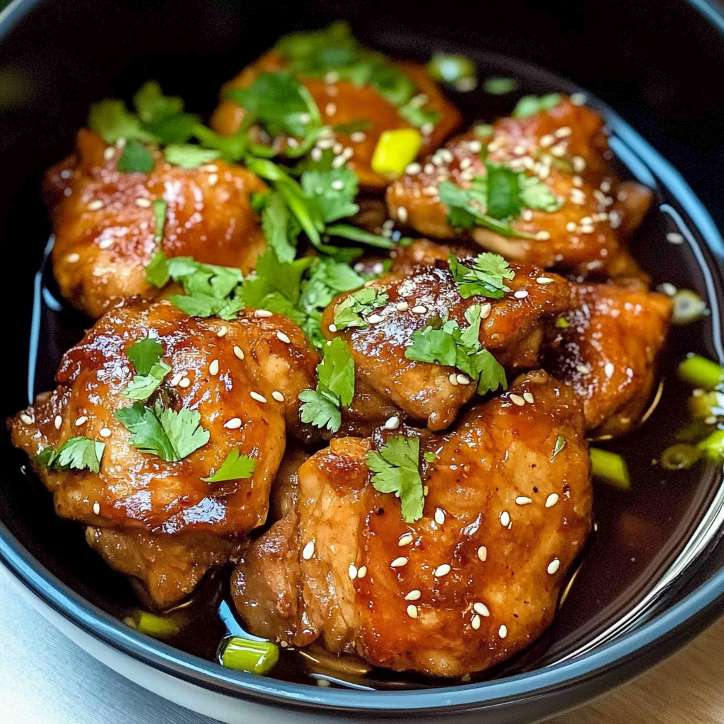 Recipe preparation for Slow Cooker Mongolian Chicken