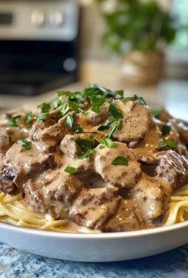 Slow Cooker Beef Stroganoff