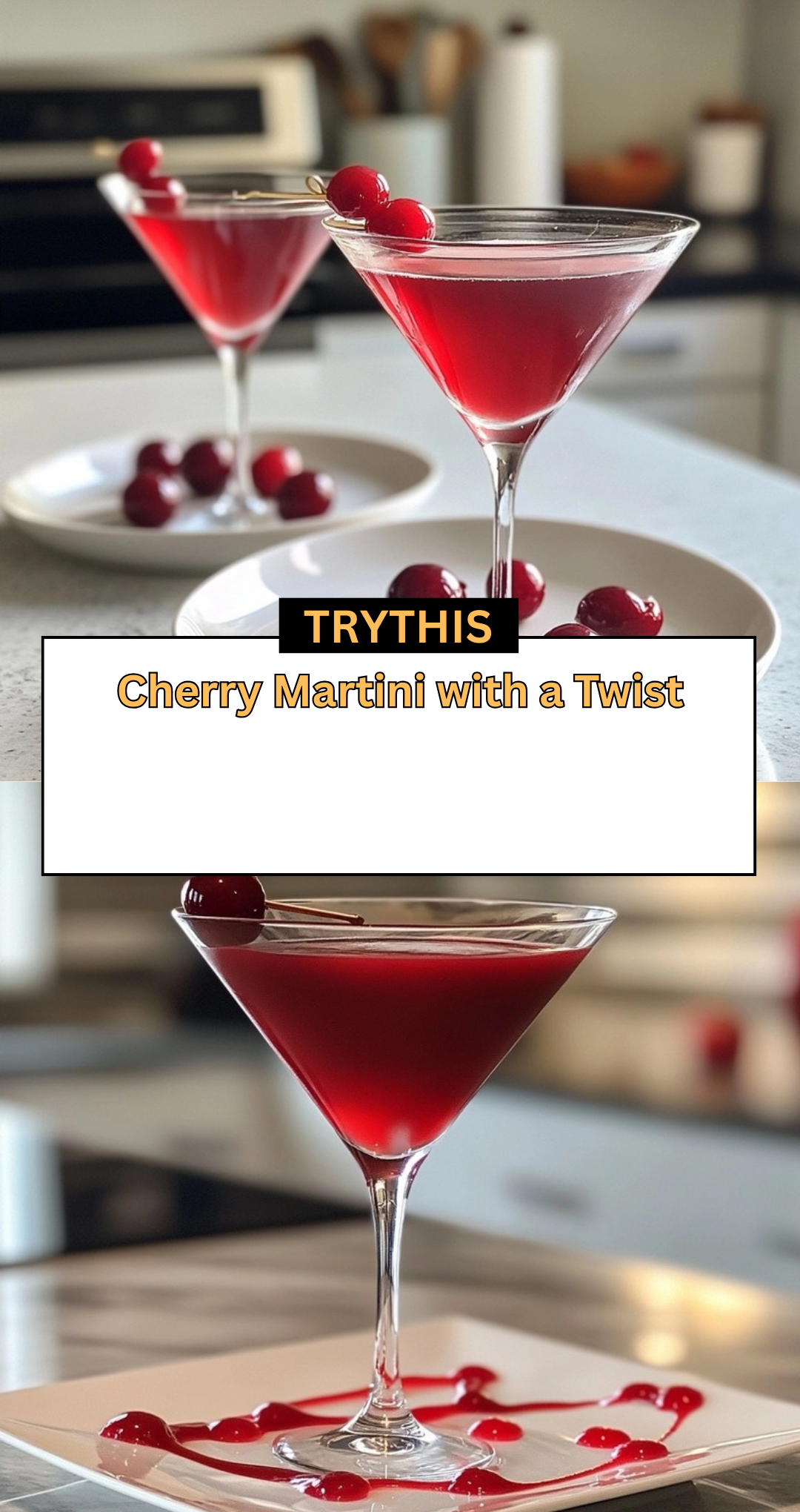 Cherry Martini with a Twist