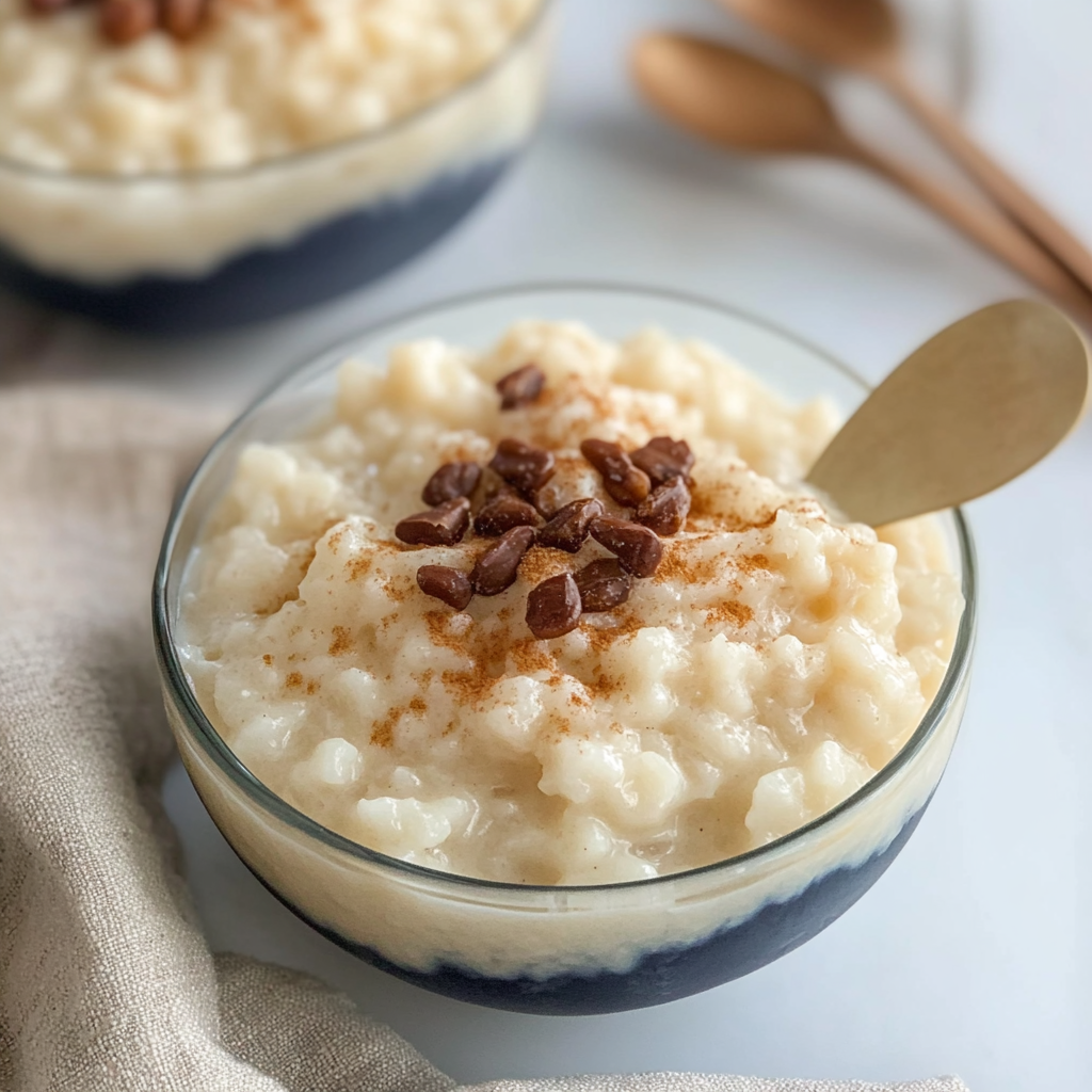 Recipe preparation for Instant Pot Rice Pudding