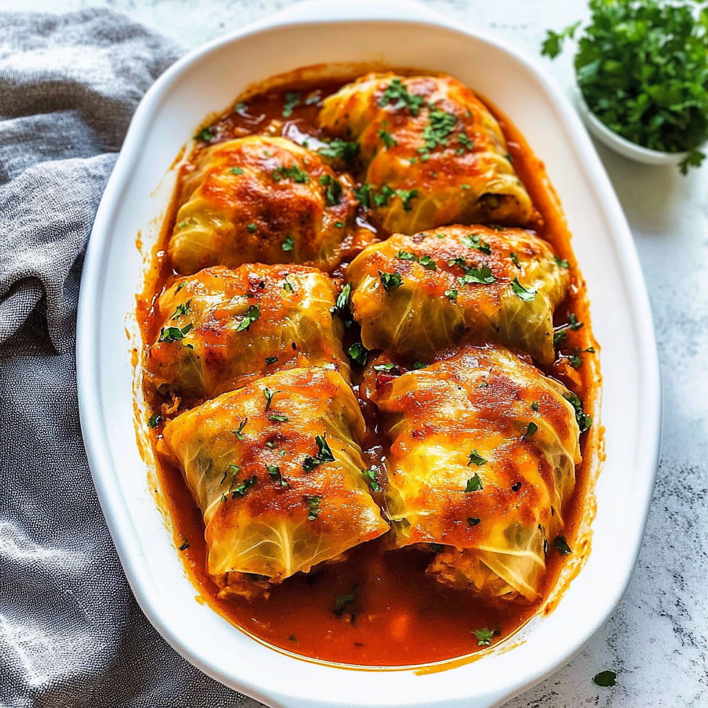 Recipe preparation for Instant Pot Stuffed Cabbage Casserole