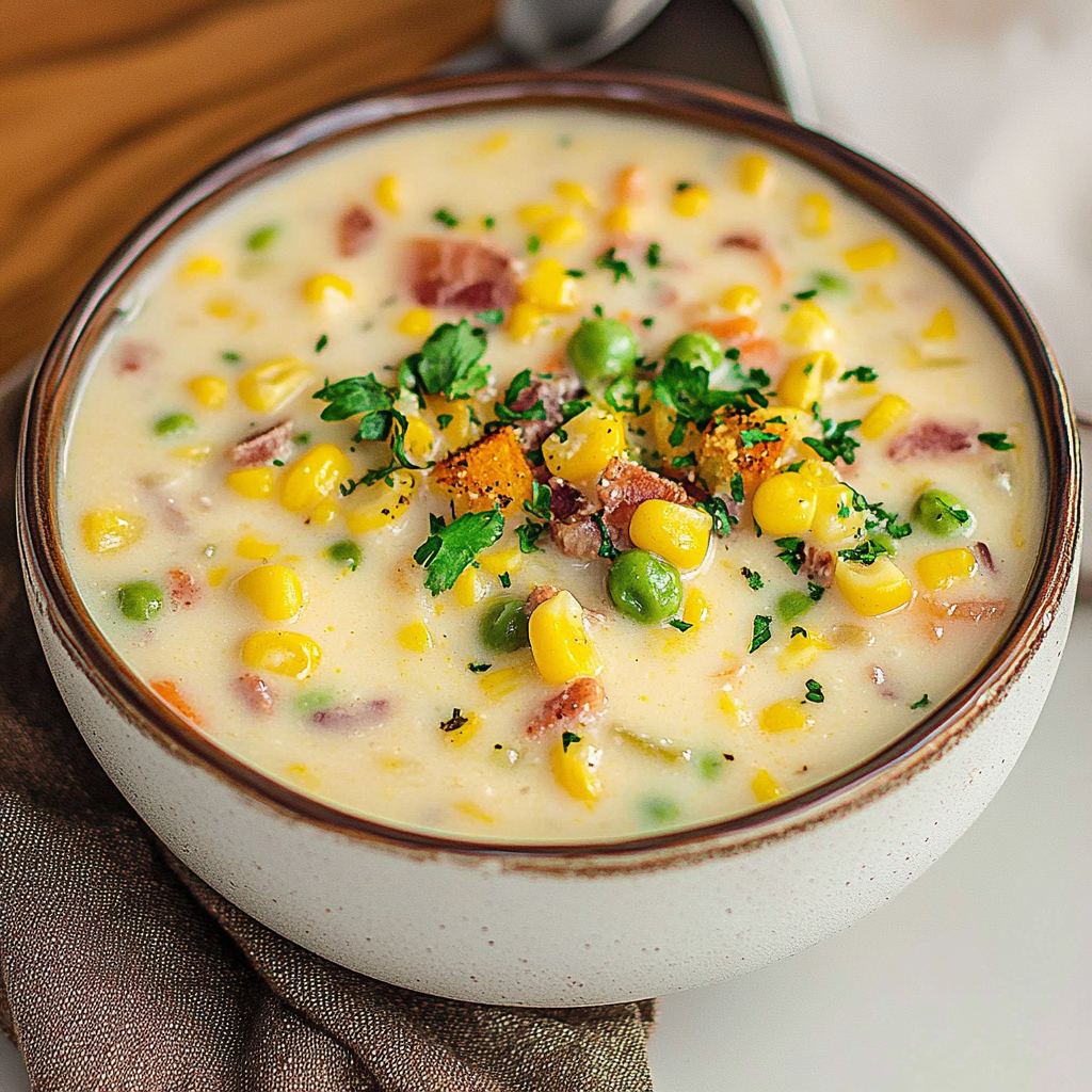 Recipe preparation for Slow Cooker Corn Chowder