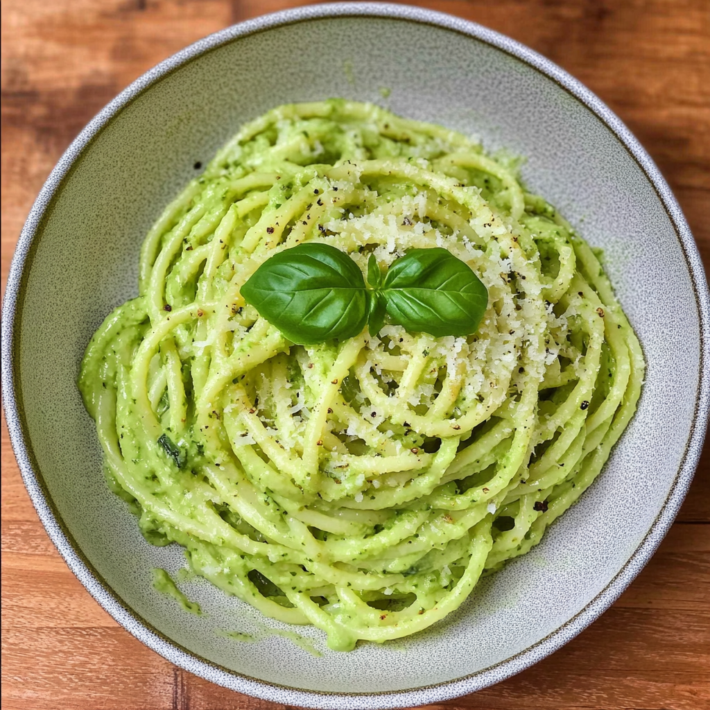 Recipe preparation for 30-Minute Creamy Avocado Pasta