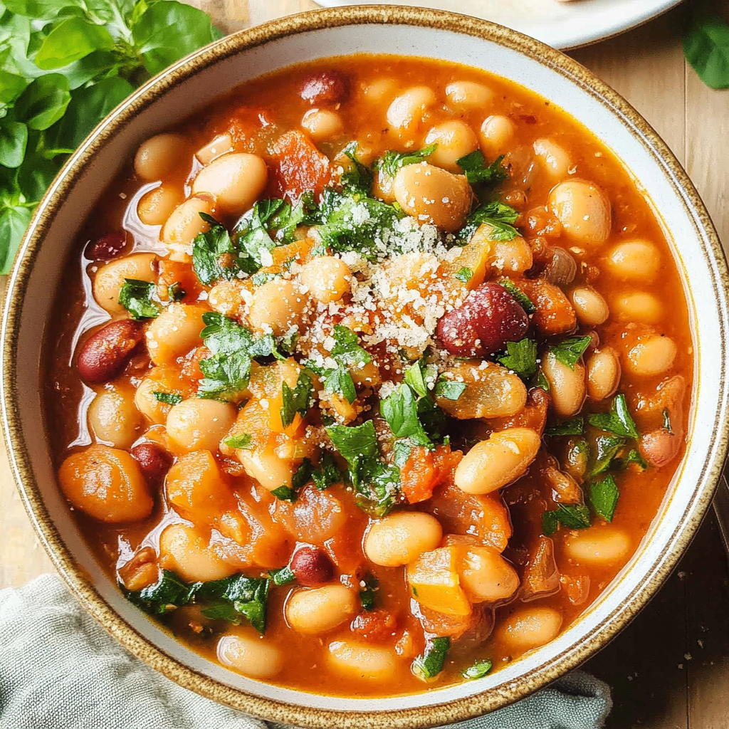 Recipe preparation for Instant Pot White Bean Stew