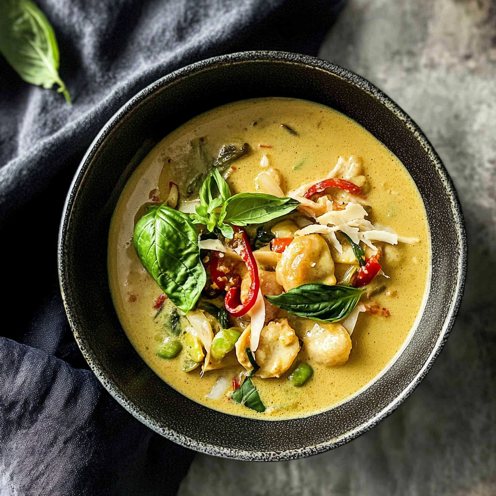 Recipe preparation for Instant Pot Thai Green Curry