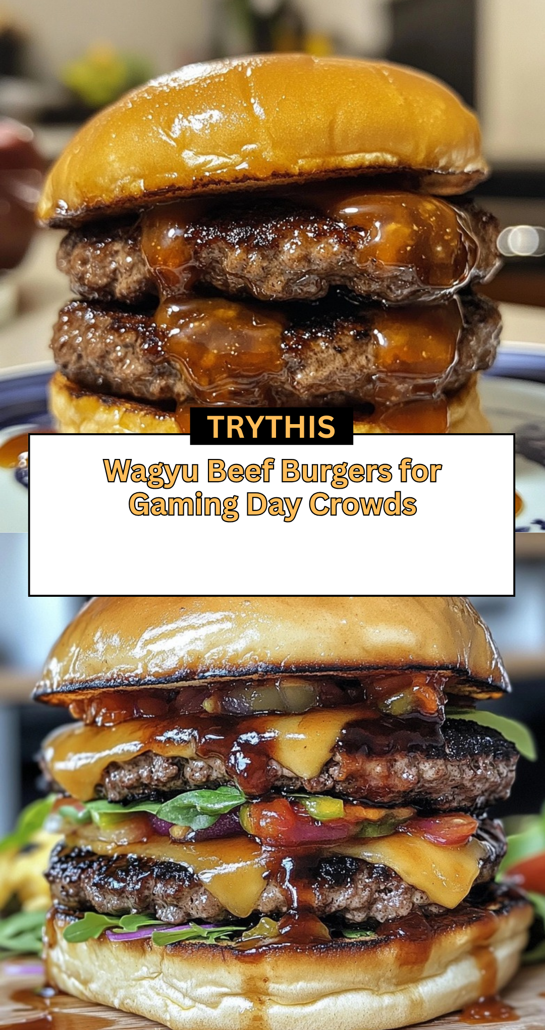 Wagyu Beef Burgers for Gaming Day Crowds