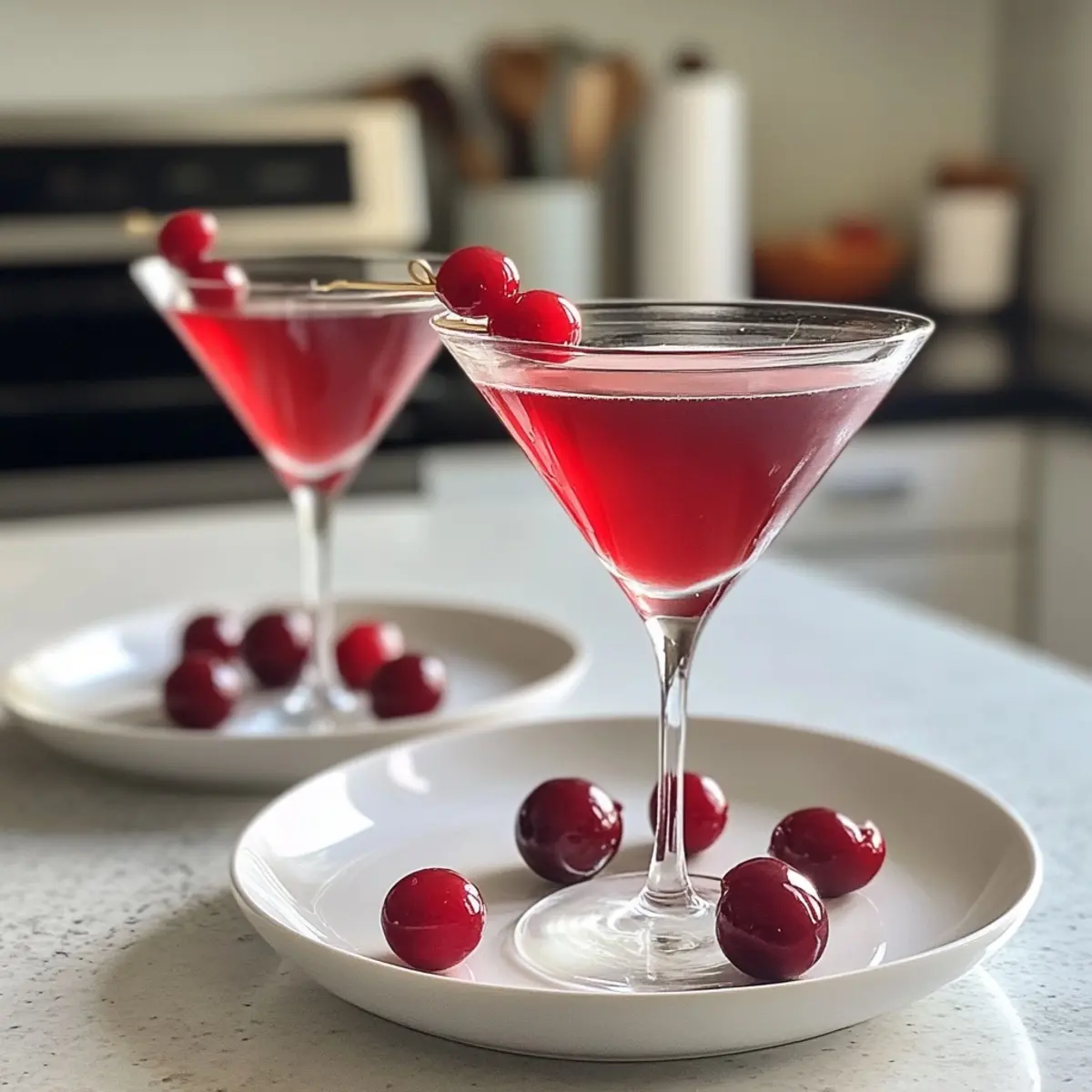Cherry Martini with a Twist