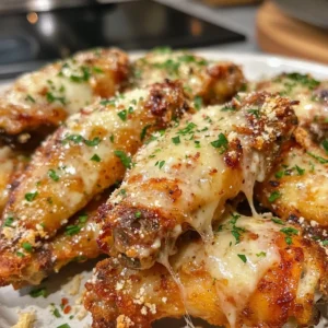 Air Fryer Garlic Parmesan Wings