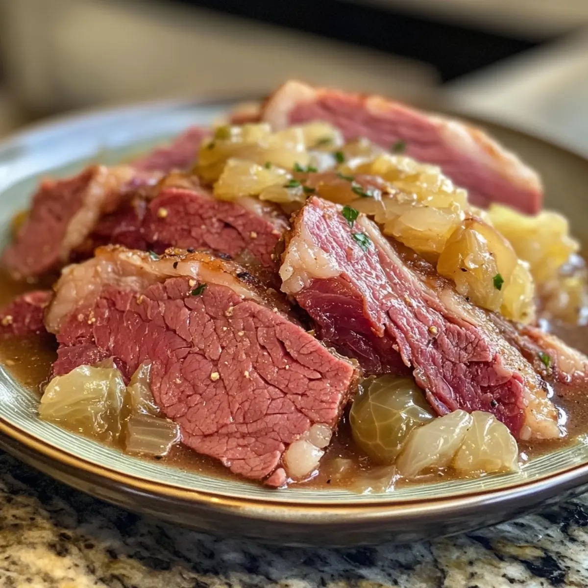 Crockpot Corned Beef and Cabbage