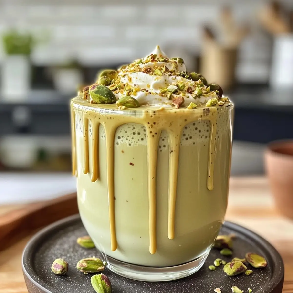 Iced Pistachio Latte