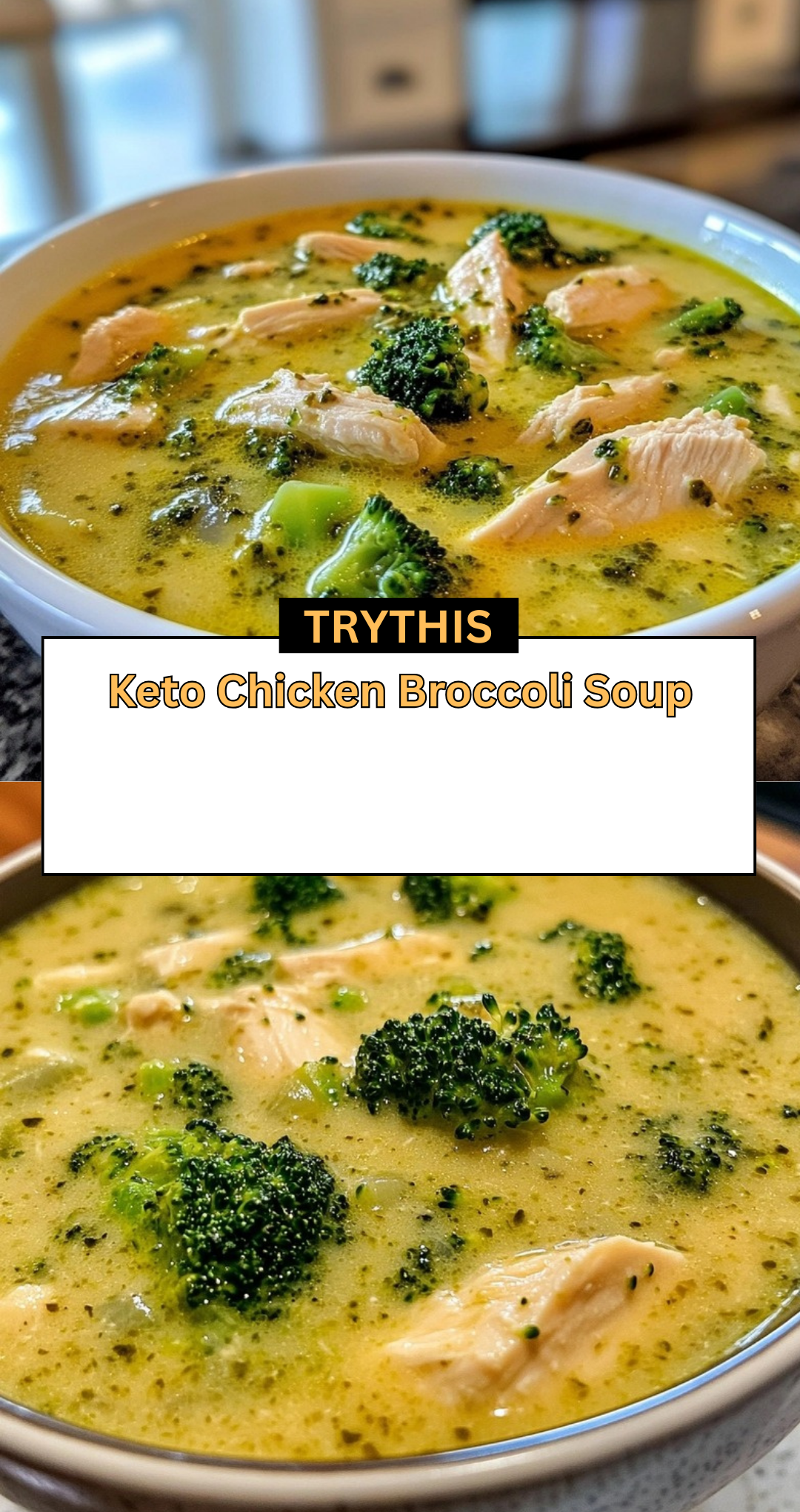 Keto Chicken Broccoli Soup
