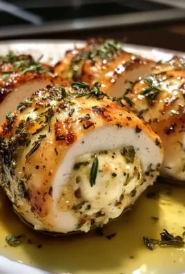 Herbed Ricotta Stuffed Chicken Rolls