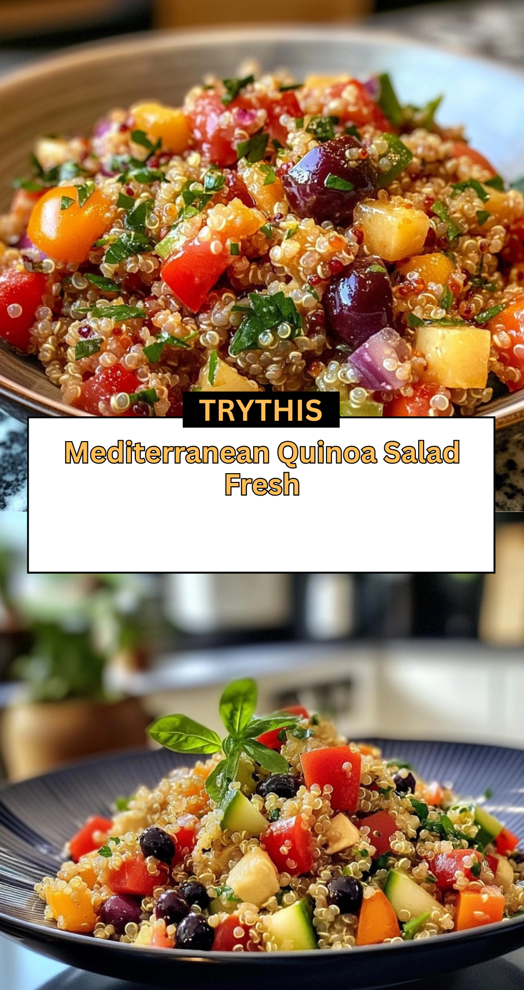 Mediterranean Quinoa Salad Fresh
