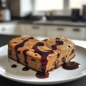 Heart Shaped Cookie Cake