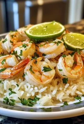 Coconut Lime Shrimp Rice