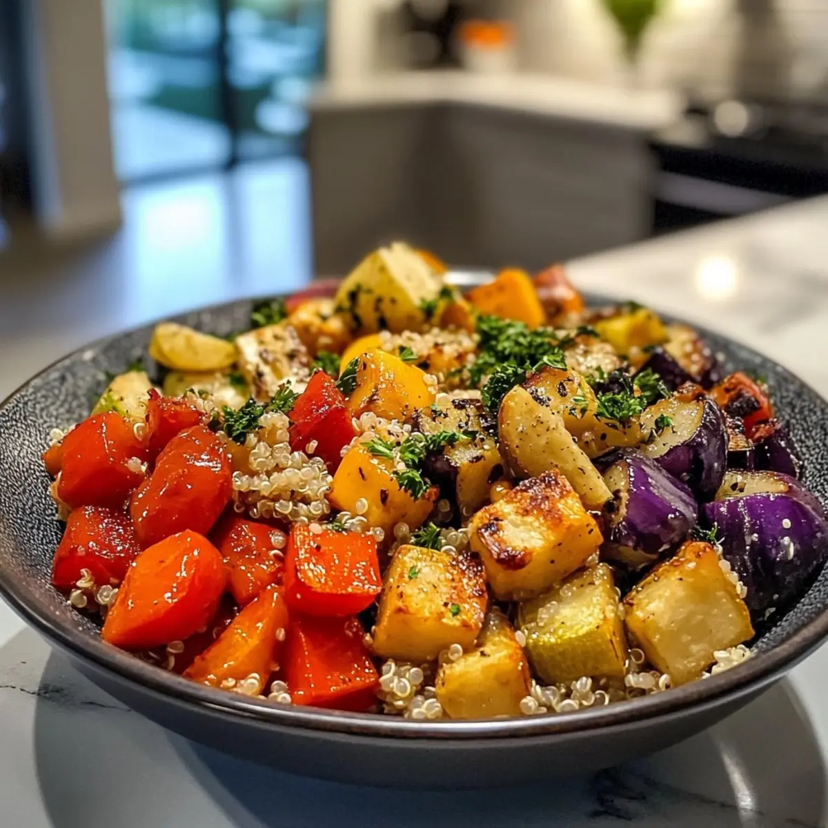 Roasted Vegetable Quinoa Bowl