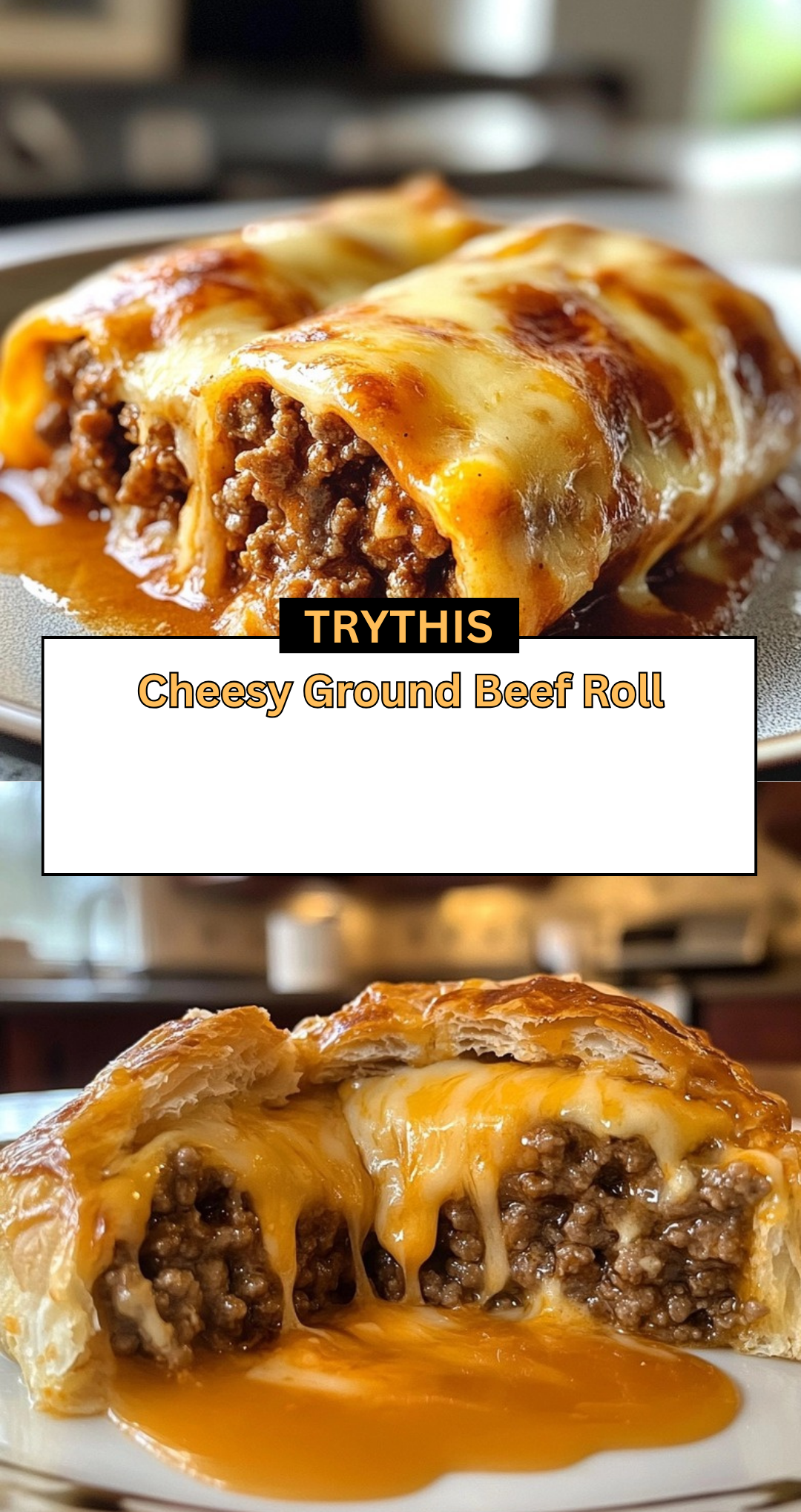 Cheesy Ground Beef Roll