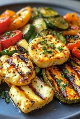 Grilled Veggie Halloumi Platter