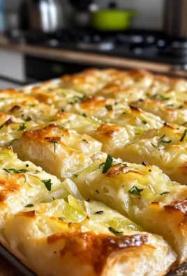 Spring Onion Cheese Focaccia