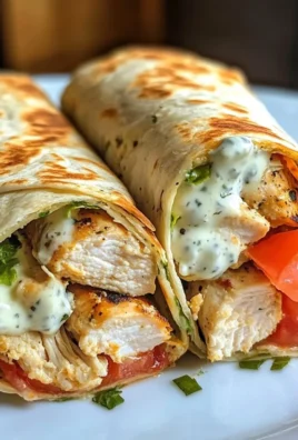 Greek Yogurt Chicken Wrap