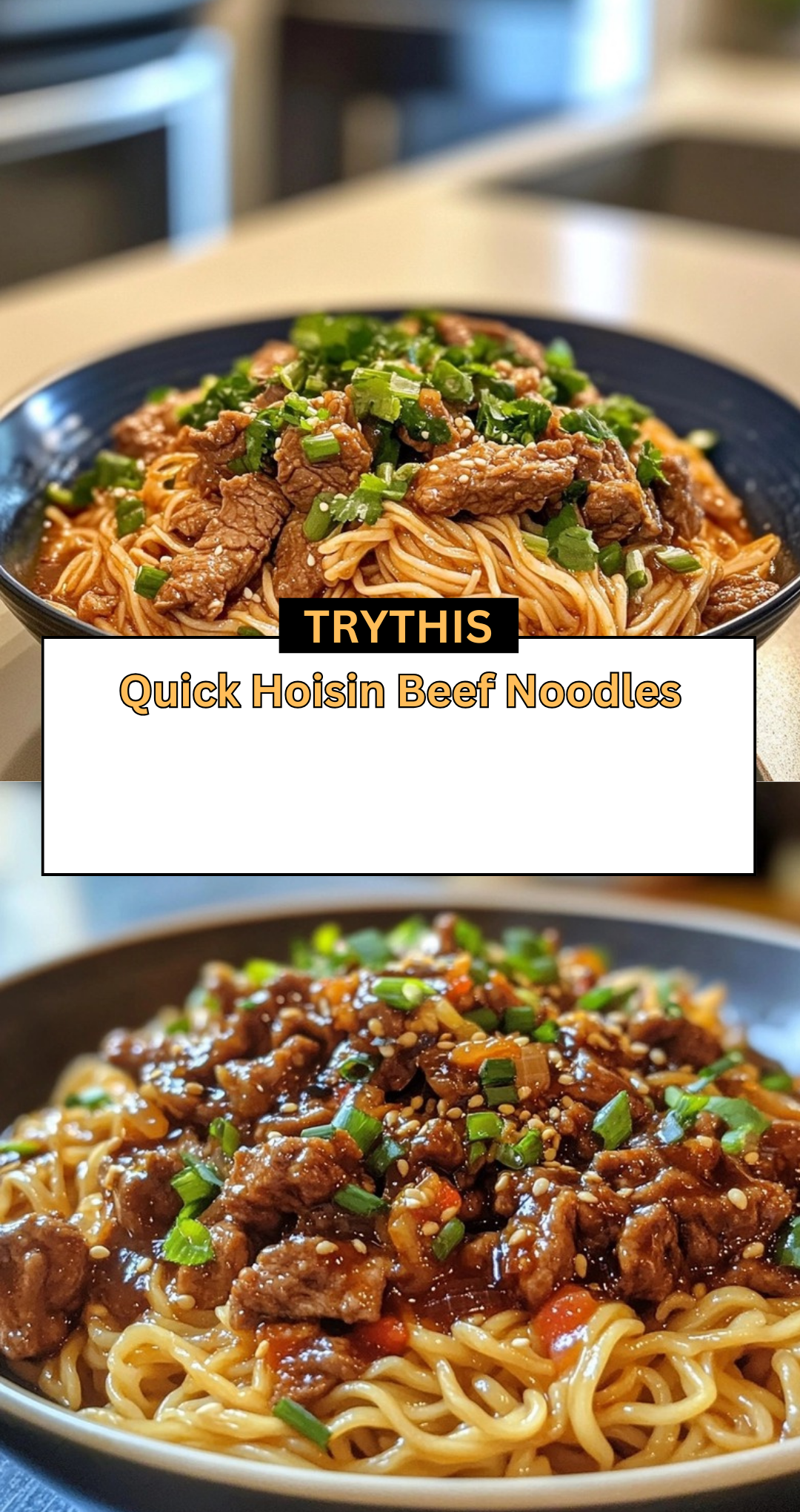 Quick Hoisin Beef Noodles