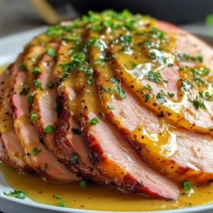 Slow Cooker Honey Mustard Ham