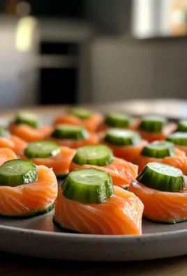 Smoked Salmon and Cucumber Bites