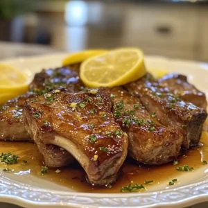 Honey Lemon Glazed Lamb
