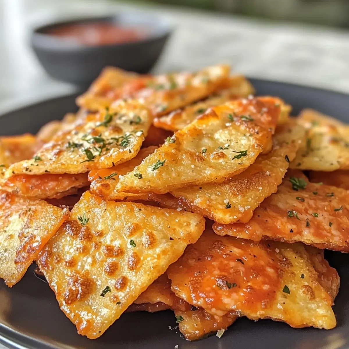 Crispy Pizza Chips