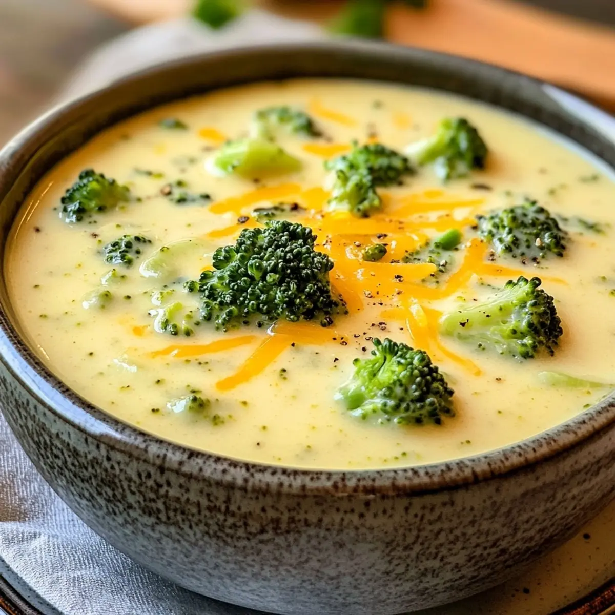 Creamy Crockpot Broccoli Cheese Soup
