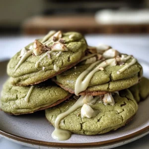 Matcha White Chocolate Cookies