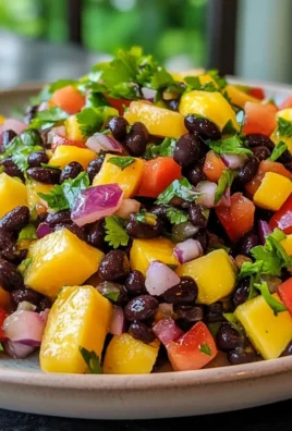 Zesty Lime Black Bean Mango Salad