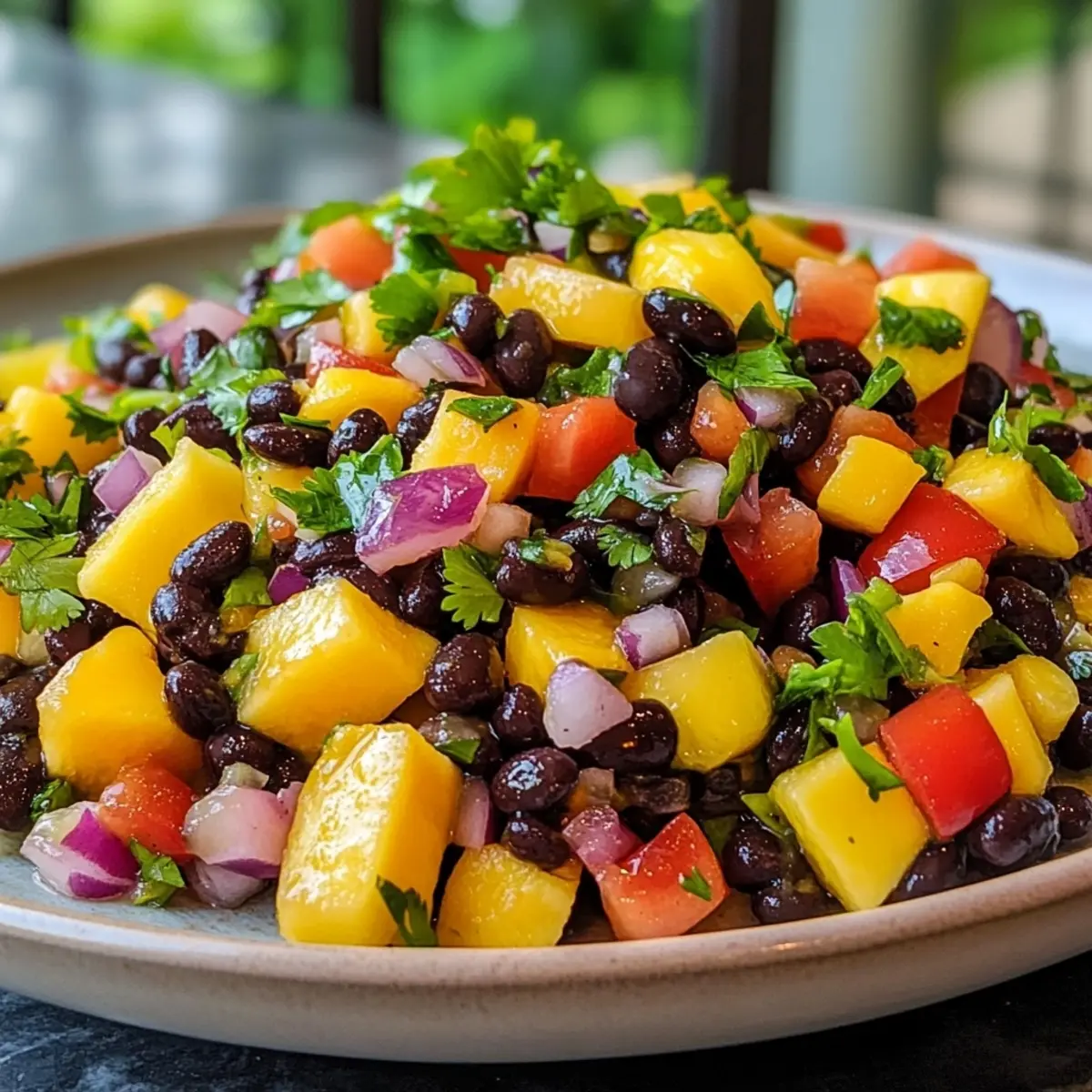Zesty Lime Black Bean Mango Salad