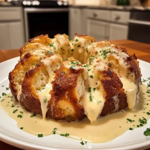 Chicken Alfredo Monkey Bread