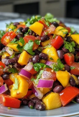 Zesty Lime Black Bean Mango Salad