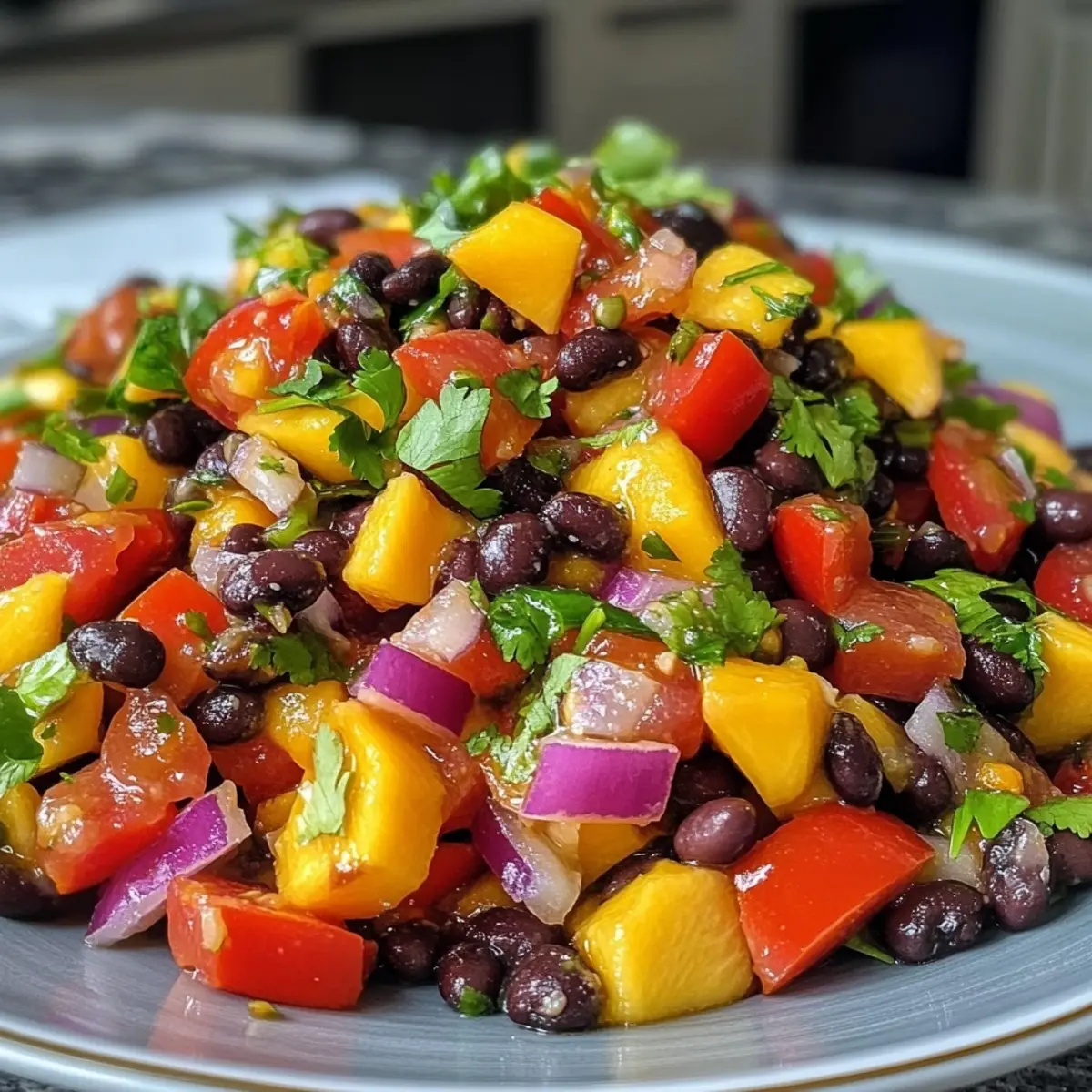 Zesty Lime Black Bean Mango Salad