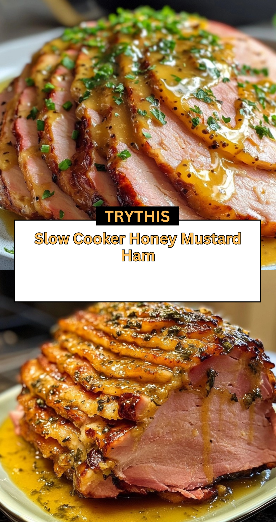 Slow Cooker Honey Mustard Ham