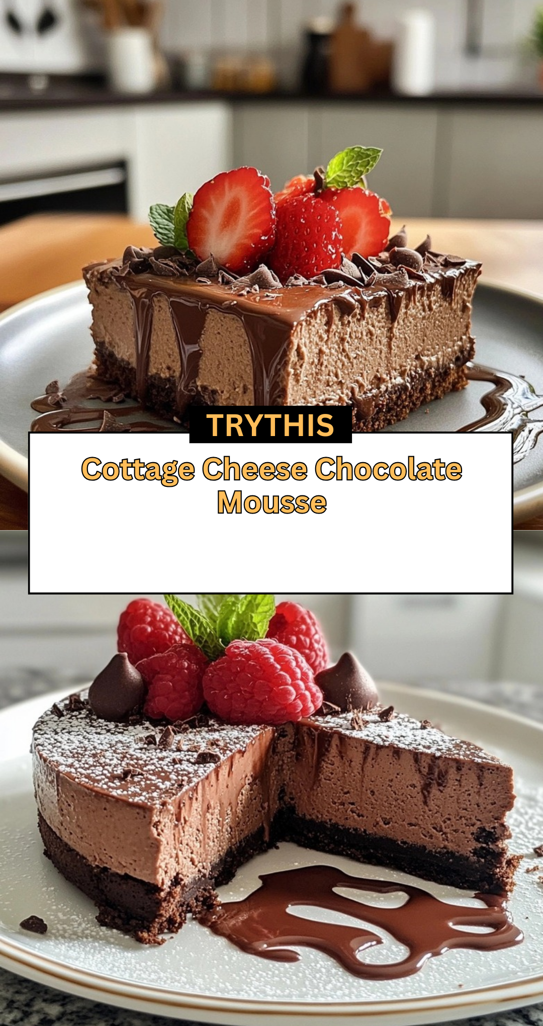 Cottage Cheese Chocolate Mousse
