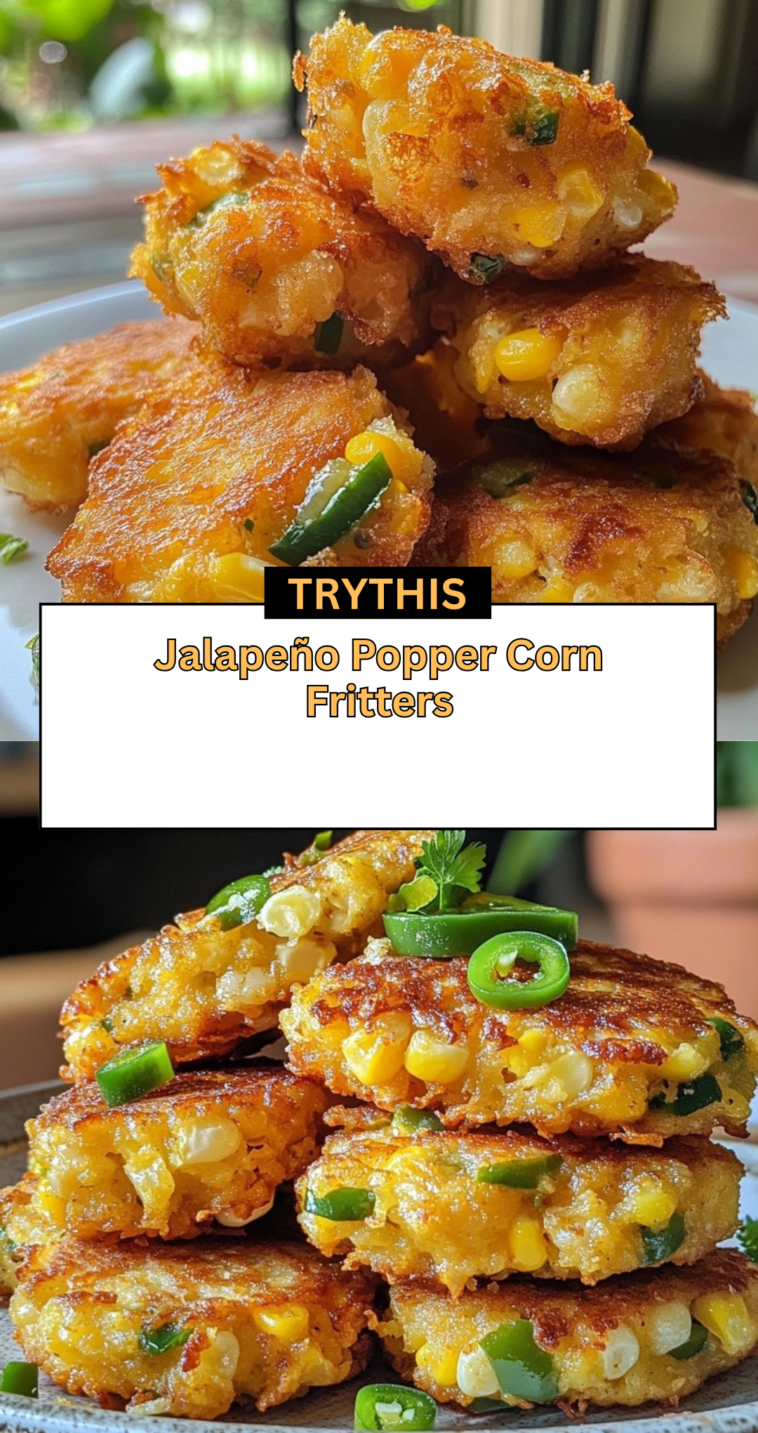 Jalapeño Popper Corn Fritters