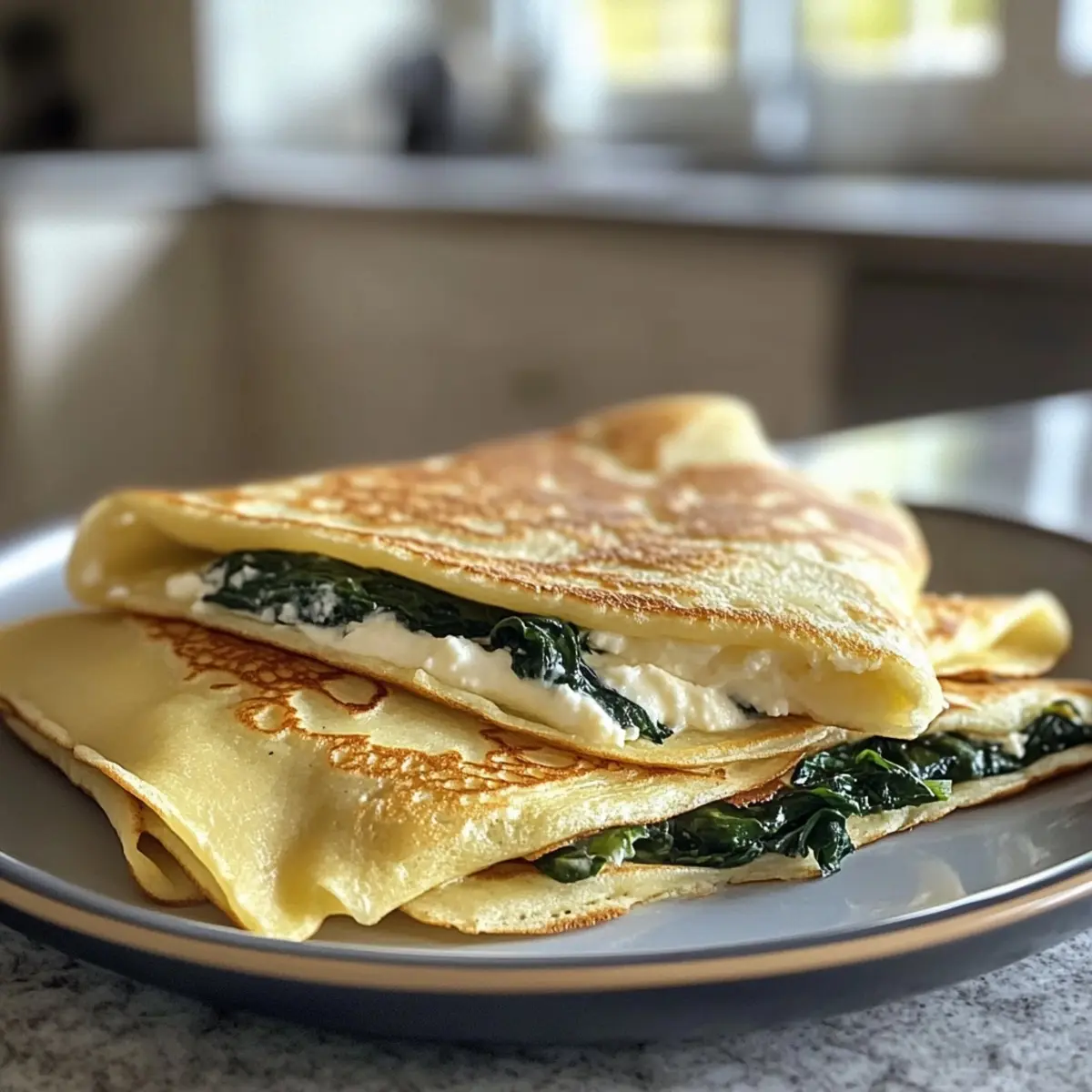 Ricotta Spinach Crepes