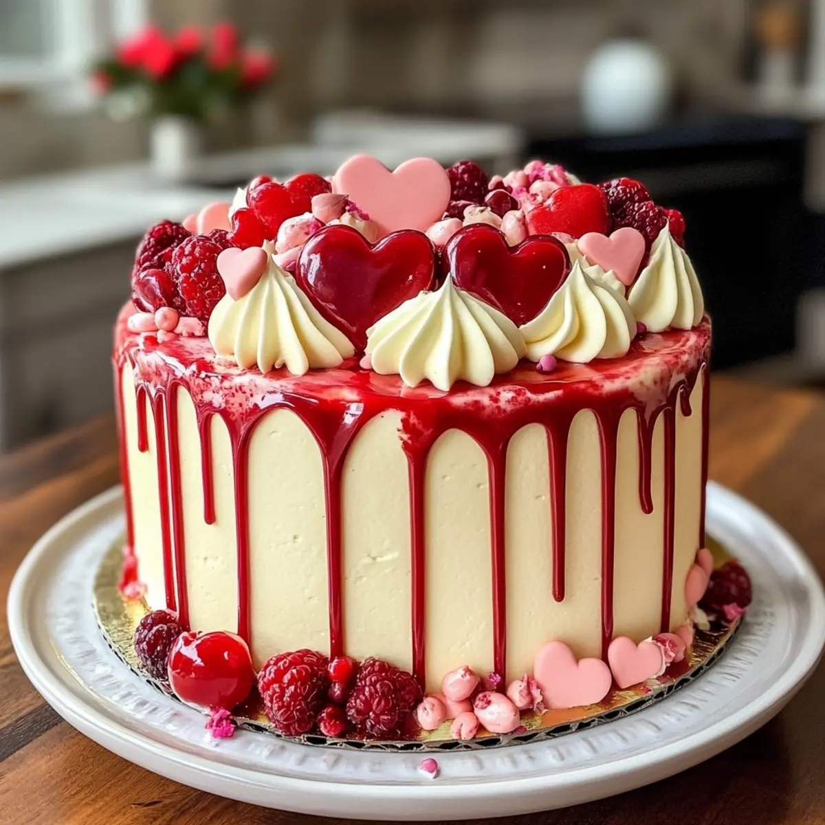 Valentine’s Day Love Cake with Vanilla Buttercream