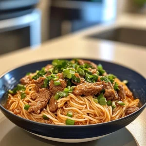Quick Hoisin Beef Noodles