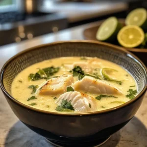 Coconut Lime Fish Soup