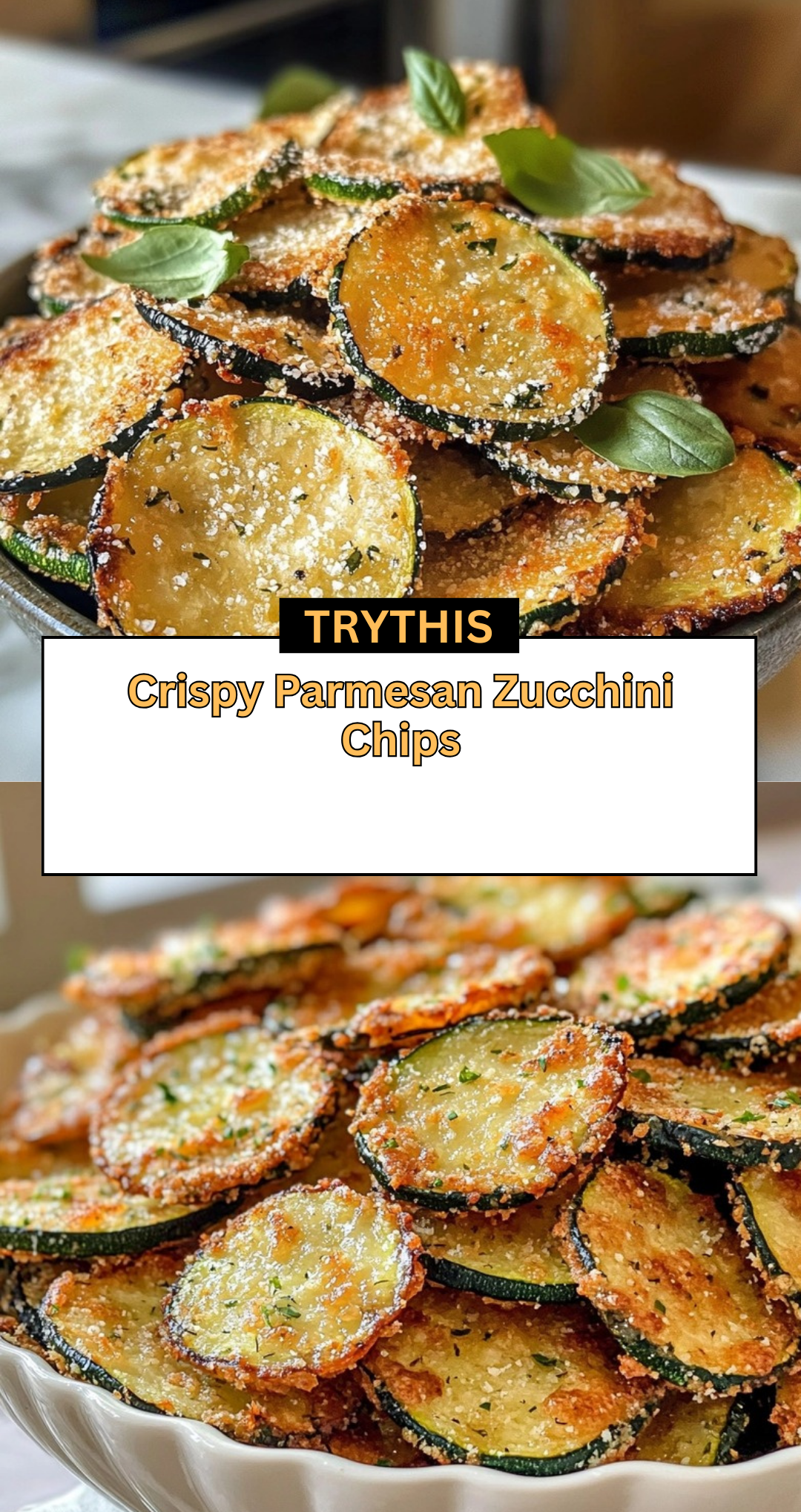 Crispy Parmesan Zucchini Chips