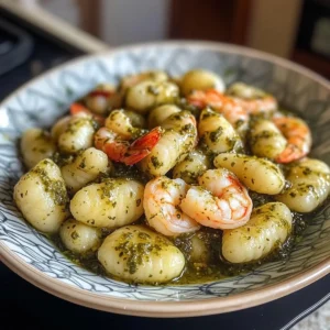 30-Minute Pesto Shrimp Gnocchi