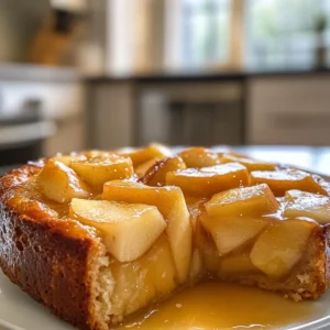 French Apple Invisible Cake