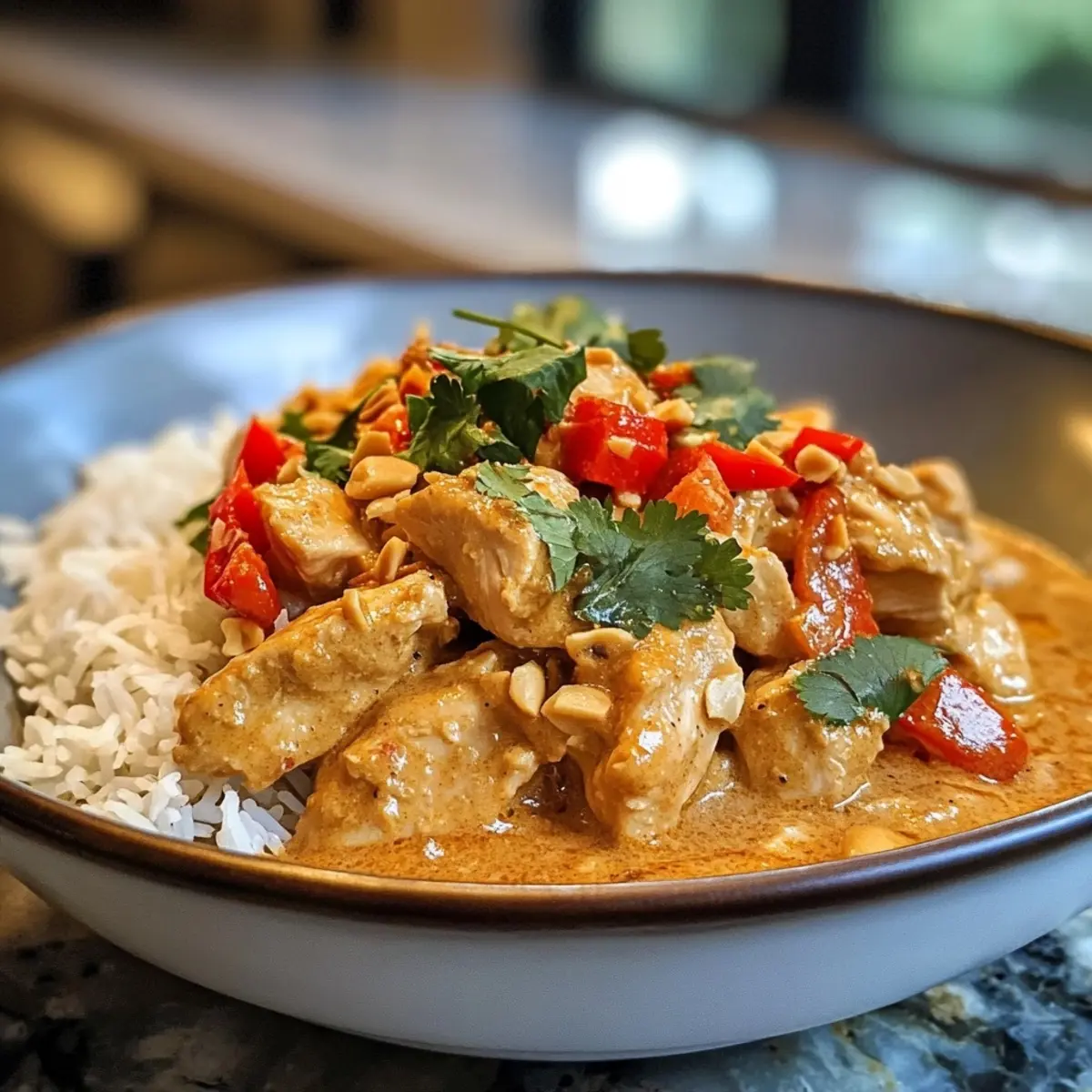 Thai Peanut Chicken Curry
