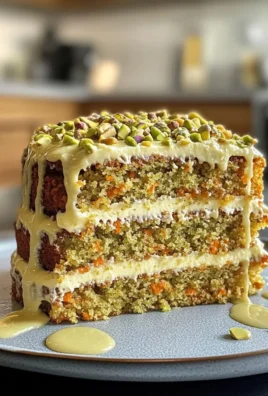 Pistachio Carrot Layer Cake