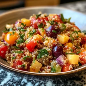 Mediterranean Quinoa Salad Fresh